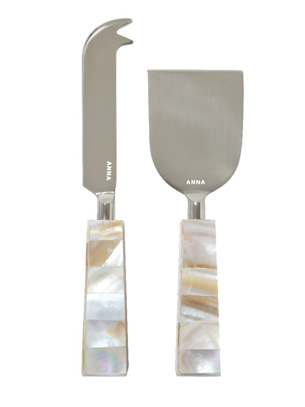 ANNA New York Mother of Pearl Cheese Knives (Set of 2)